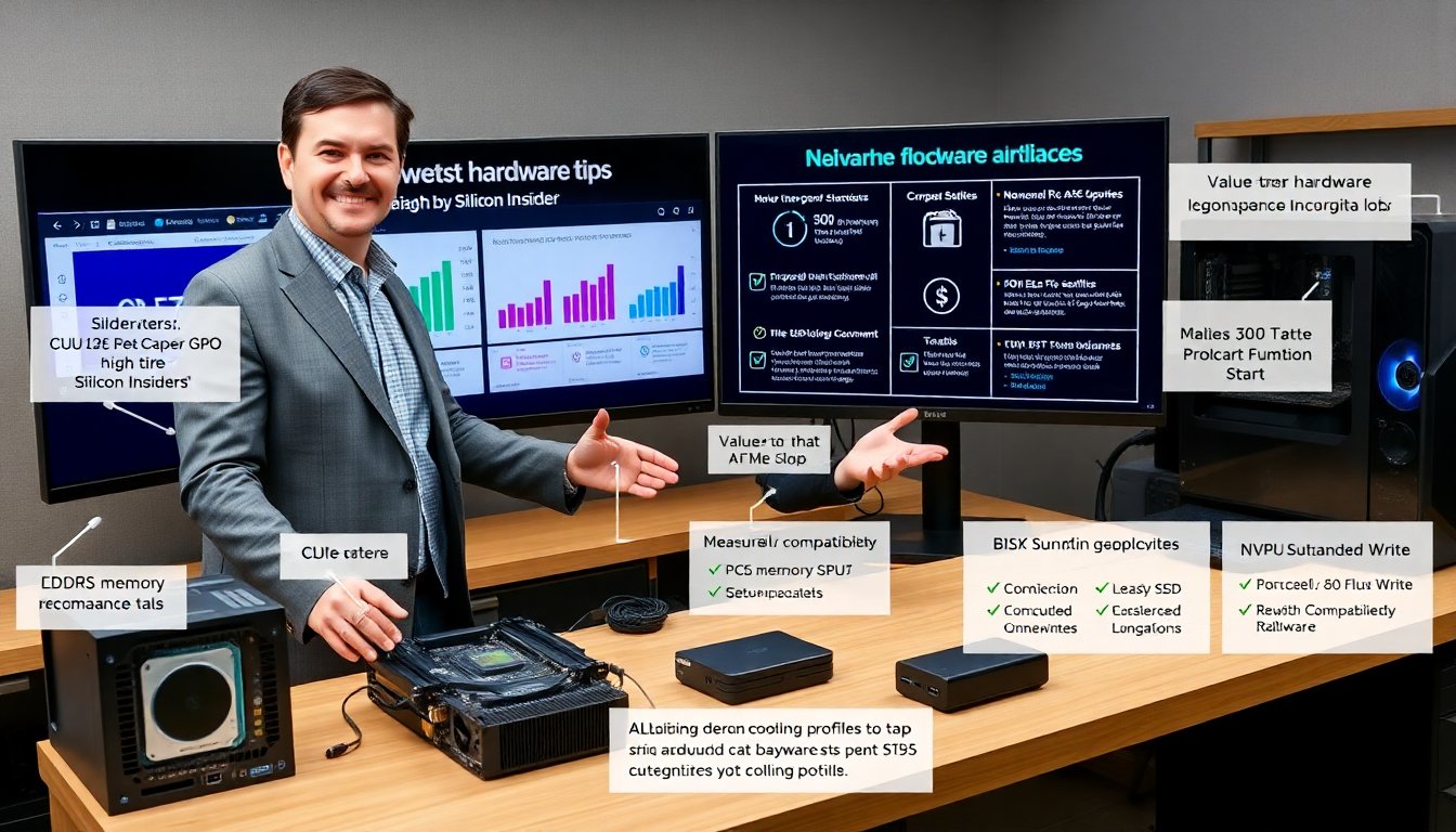 sildertechster newest hardware tips brought by silicon insider